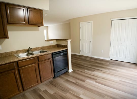 Open Concept Kitchen at The Residences at Liberty Crossing, Columbus, 43235