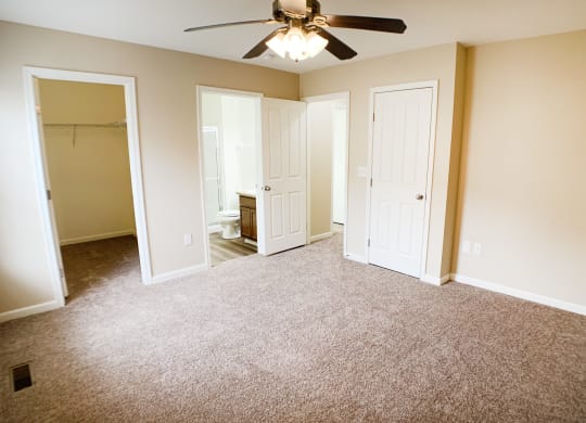 Carpeted Bedroom at The Residences at Liberty Crossing, Columbus