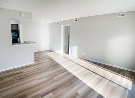 Wood Floor Living Room at Steeplechase Apartments, Loveland, 45140
