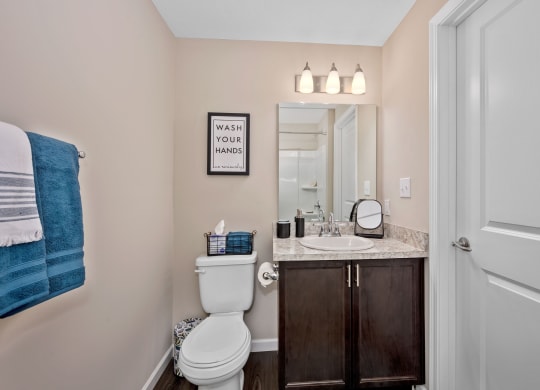 Parkway Trails: The Metro 2 Bed, 2 Bath, Model bath at Parkway Trails, Kentucky, 41042