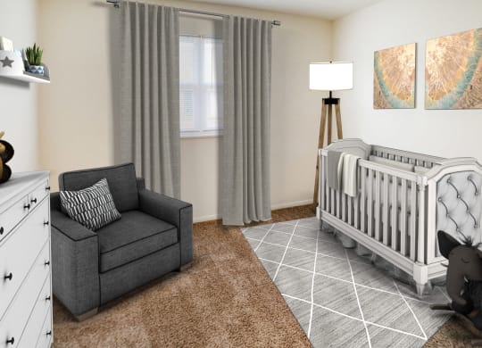 Large Bedroom  at Revere Village Apartments, Ohio, 45458