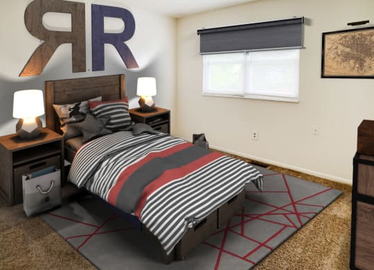 Gorgeous Bedroom at Revere Village Apartments, Centerville, OH, 45458