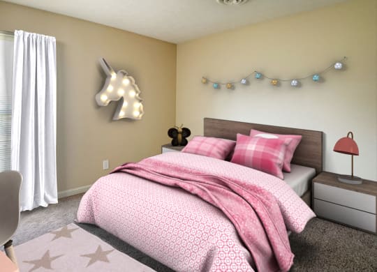 virtual bedroom at Timber Ridge Apartments, Ohio, 45241