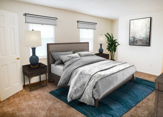 Master Bedroom  at Revere Village Apartments, Ohio, 45458
