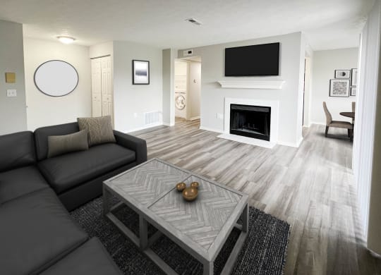 Virtual Model 801 SqFt at Deercross Apartments, Cincinnati, 45236