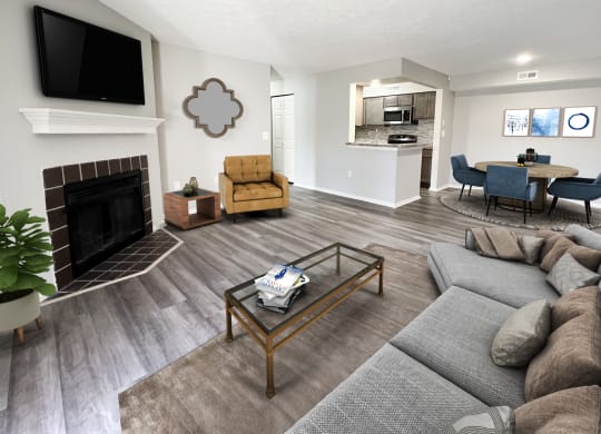 Virtual Model A 1074 SqFt  at Deercross Apartments, Cincinnati, OH, 45236