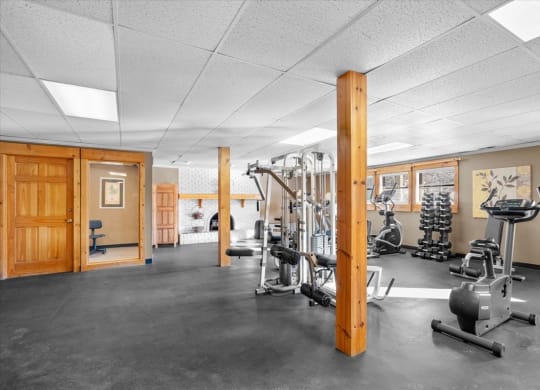 the gym at the estates apartments