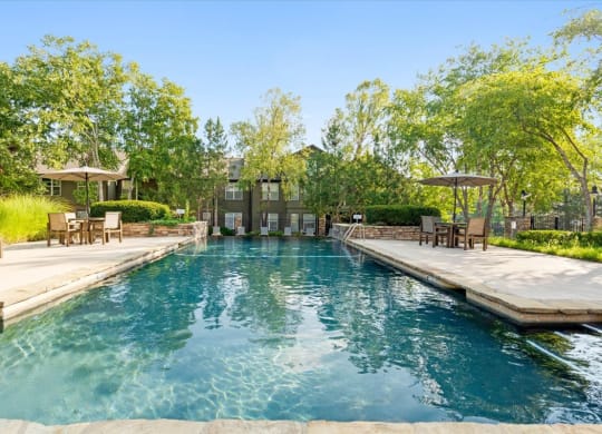 Pool Amenity Area at Deer Creek Apartment Homes