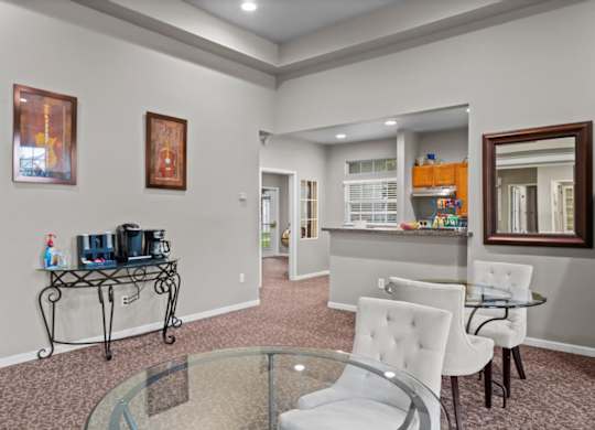 Dining And Kitchen at Crowne Chase Apartment Homes, Overland Park, KS, 66210