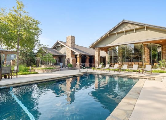 Pool Area at Deer Creek Apartment Homes