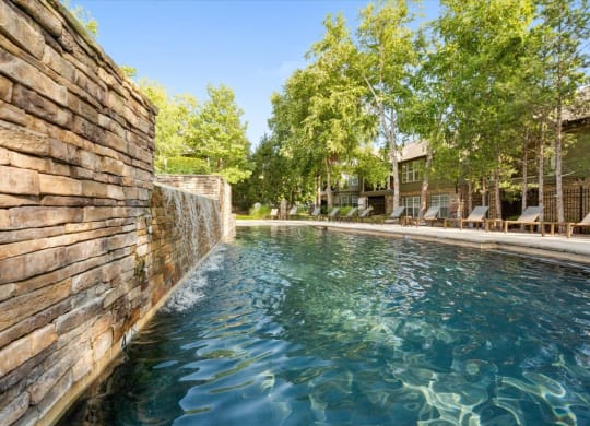 Pool Amenity Area at Deer Creek Apartment Homes