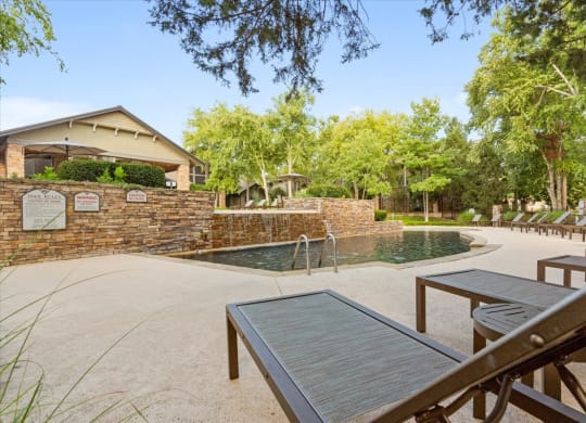 Pool Amenity Area at Deer Creek Apartment Homes