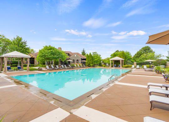 Avignon Apartments Community Pool in Olathe, Kansas
