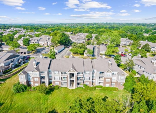 the preserve at ballantyne commons community aerial view of housesat Stonebriar Woods Apartments, Kansas