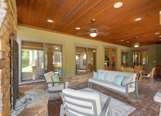 Outdoor Lounge at Deer Creek Apartment Homes