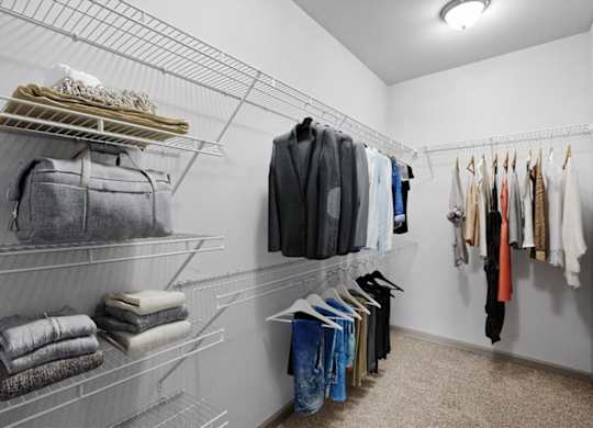 Spacious Closet  at Stonepost Crossing Apartments, Overland Park, Kansas
