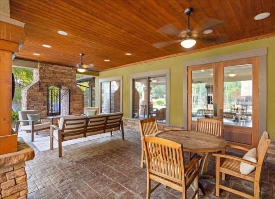 Outdoor Lounge at Deer Creek Apartment Homes