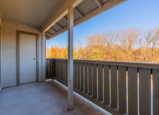 Balcony at Coventry Oaks Apartments, Overland Park, 66214