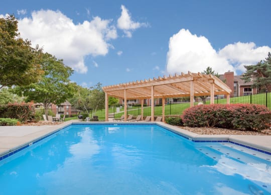 Swimming pool at Coventry Oaks Apartments, Overland Park, Kansas