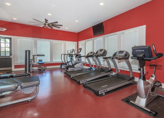 Gym center at Creekside Apartments, Overland Park