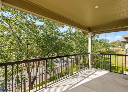 Spacious Patios and Balconies at Deer Creek Apartment Homes