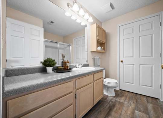 Vanity Lights at The Claremont Apartment Homes, Overland Park Kansas