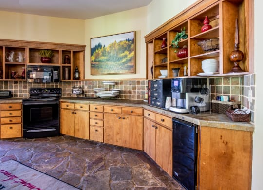 Resident Coffee Bar in the Clubhouse at Deer Creek