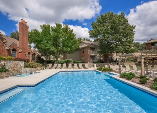 Mini Swimming Pool And Relaxing Area at Highland Park, Overland Park, KS