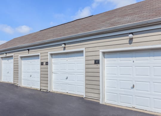 Garage at Stonebriar Woods Apartments, Overland Park, Kansas
