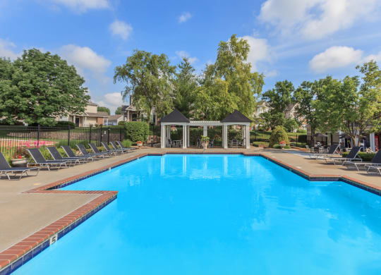Swimming pool at Stonebriar Woods Apartments, Kansas, 66213