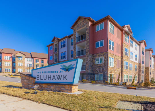 Property Exterior at The Residences at Bluhawk Apartments, Overland Park, KS, 66085