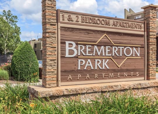 Property Signage at Bremerton Park, Prairie Village, Kansas