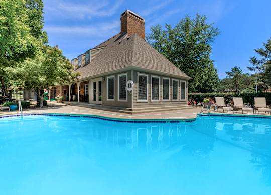 Outdoor Swimming Pool at Pebblebrook, Kansas, 66212