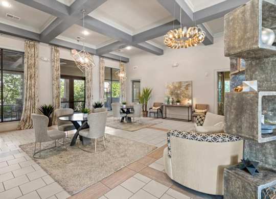 Community Clubhouse at Stonepost Crossing Apartments, Overland Park, KS, 66213