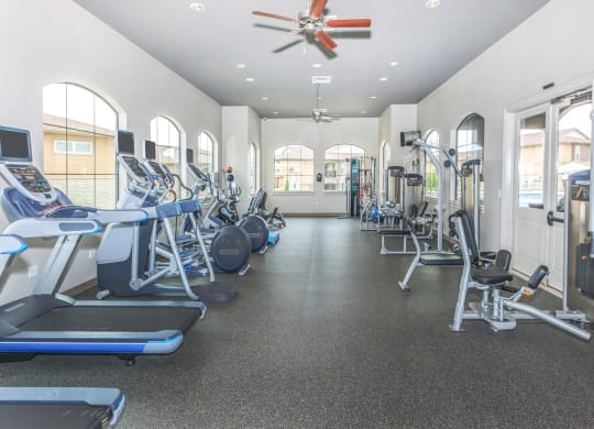 Modern Fitness Center at Sorrento at Deer Creek Apartment Homes, Overland Park, 66213