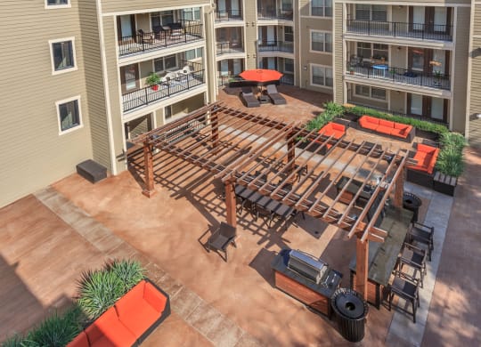 Aerial view at West 39th Street Apartments, Kansas City, 64111