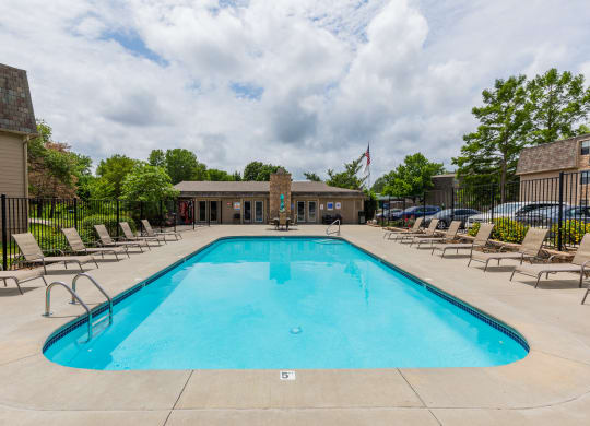 Swimming pool at Bristol Pointe Apartments, Olathe, Kansas