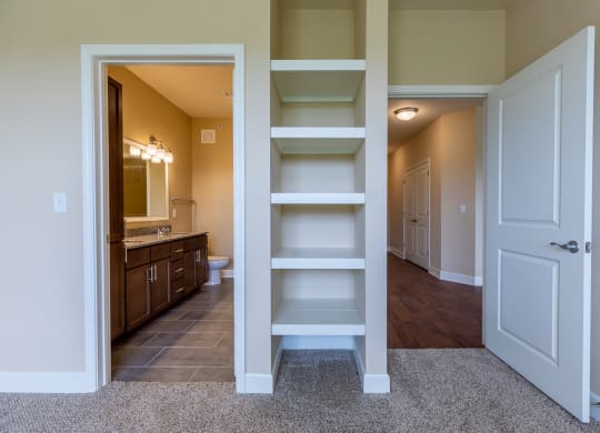 Bathroom View at The Residences at Bluhawk Apartments, Kansas