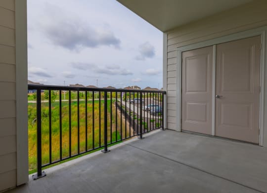 Private Balcony at The Residences at Bluhawk Apartments, Overland Park, KS, 66085