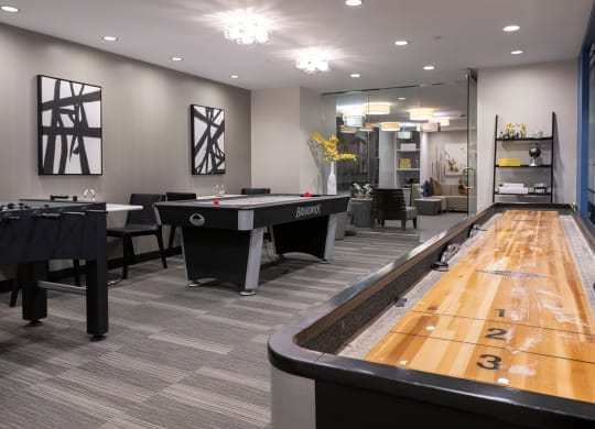 game room at Sky on Main in Missouri, 64105