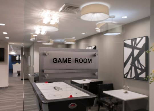 Game Room Entrance at Sky on Main in MO, 64105