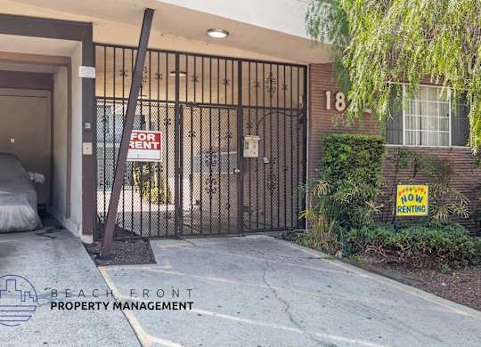 A gated entrance to a property with a