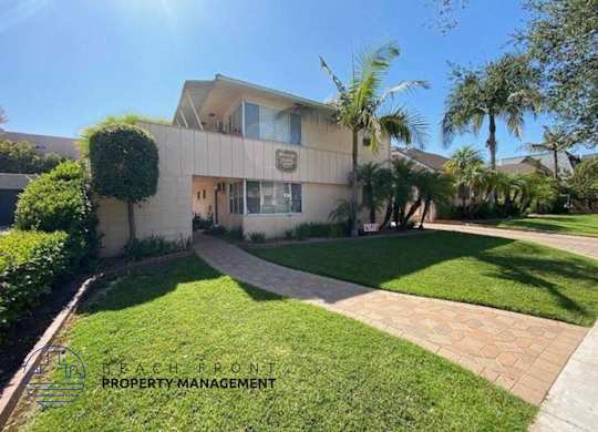 A sunny day at the beachfront property managed by Beachfront Property Management.