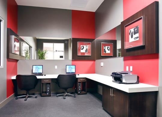 Business Center at 210 Third Lofts in Downtown Long Beach