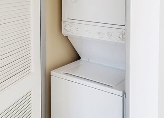 In-Unit Washer and Dryer in Loft Apartment 210 Third Lofts in Downtown Long Beach
