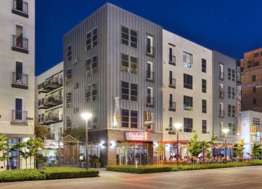 Exterior of 210 Third Lofts in Downtown Long Beach