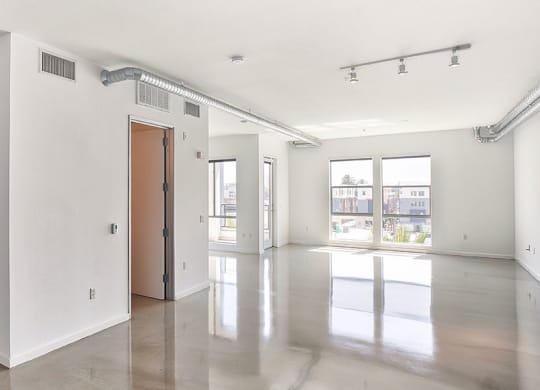 Bright Open Living Space in Loft Apartment 210 Third Lofts in Downtown Long Beach