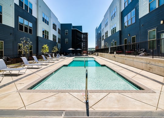 Beautiful resort style swimming pool