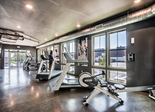 the gym at 266 Lofts