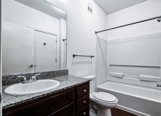 bathroom with a sink toilet and bathtub